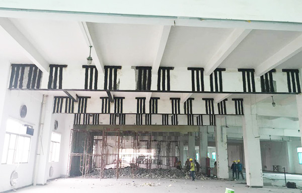 中山廠房碳纖維加固工程案例